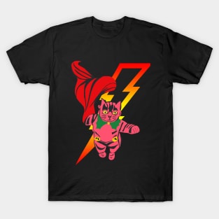 Flying Pink Kitty T-Shirt